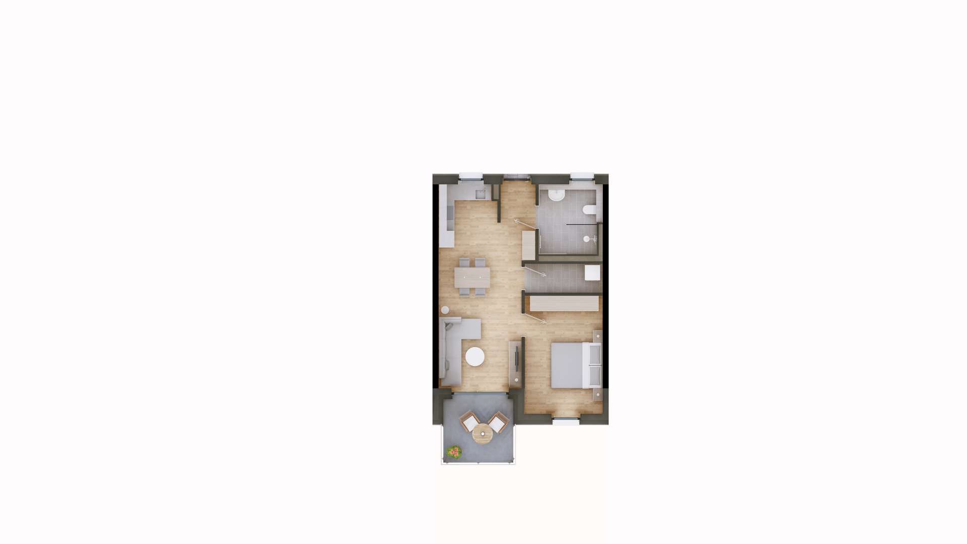 Wohnung 15 - Moderne 2-Zimmer-Wohnung- Erstbezug