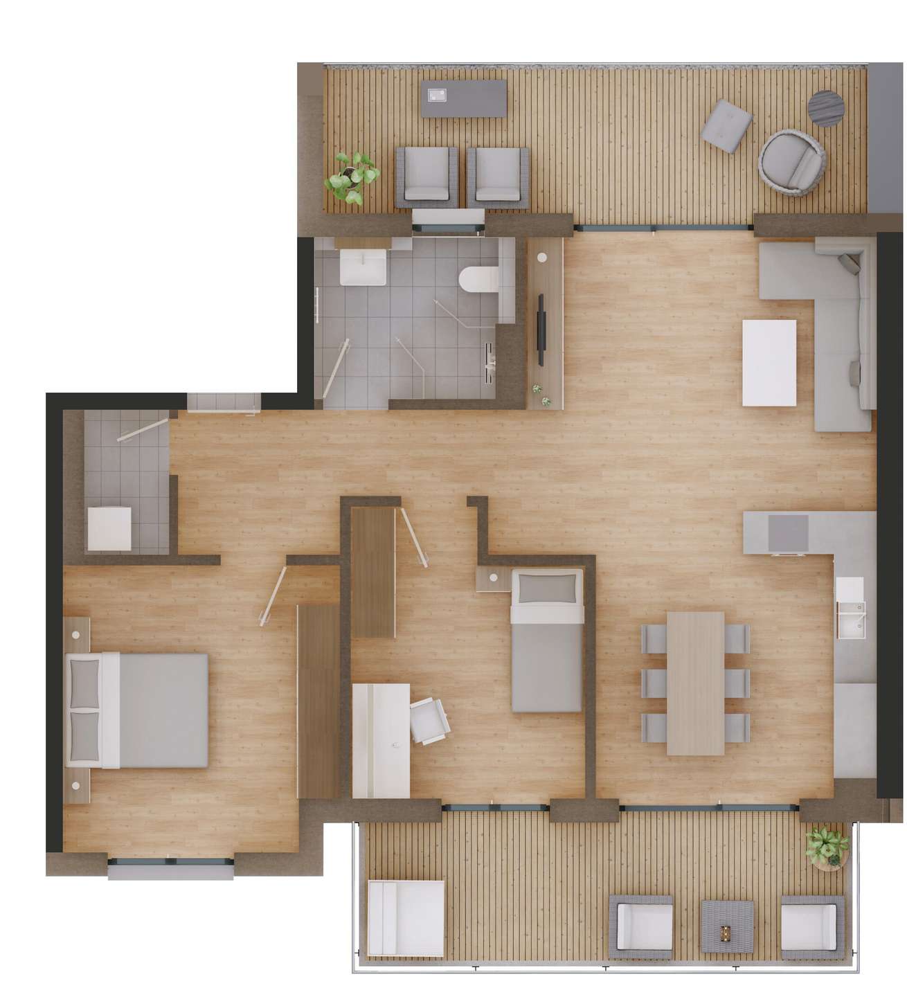Whg.14 (1) - Moderne Penthouse-Wohnung 3.Zimmer -Erstbezug in Viechtach