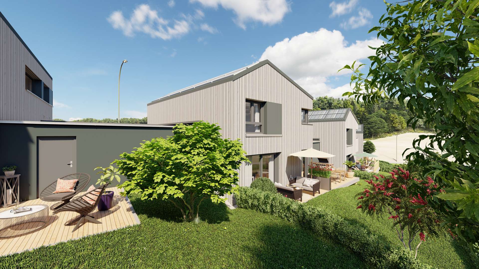 05_Ansicht Süden - Einfamilienhaus Am Gießhübl in Gotteszell