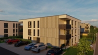 Ansicht_Nord-Ost_V1 - Sonnige 3-Zimmerwohnung mit Loggia im Goldsteig Quartiert Plattling
