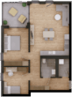 Wohnung 11 - Sonnige 3-Zimmerwohnung mit Loggia im Goldsteig Quartiert Plattling