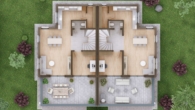 Doppelhaus 3-8 Regen_Grundriss EG - Neubau Doppelhaushälfte mit großzügigem Garten in Regen.