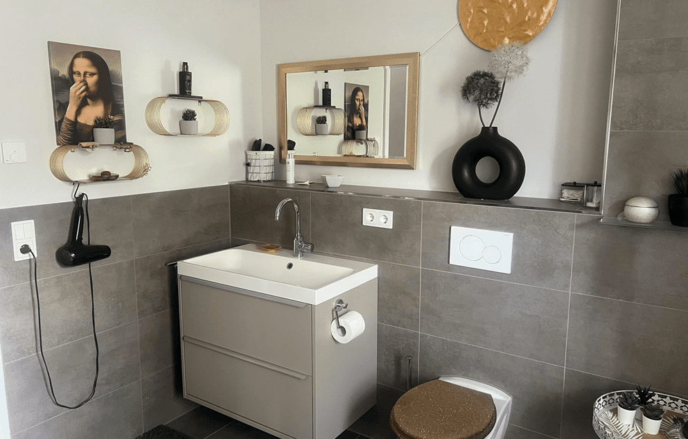 Badezimmer - Moderne 3-Zimmer-Wohnung in Ruhmannsfelden