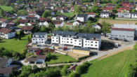 Viechtach Drohnenansicht - Wohnen mit Ausblick. Penthousewohnung in Viechtach. Neubau!