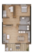 Grundriss - Anfang 2025 bezugsfertig, Neubau 3-Zimmerwohnung in Viechtach