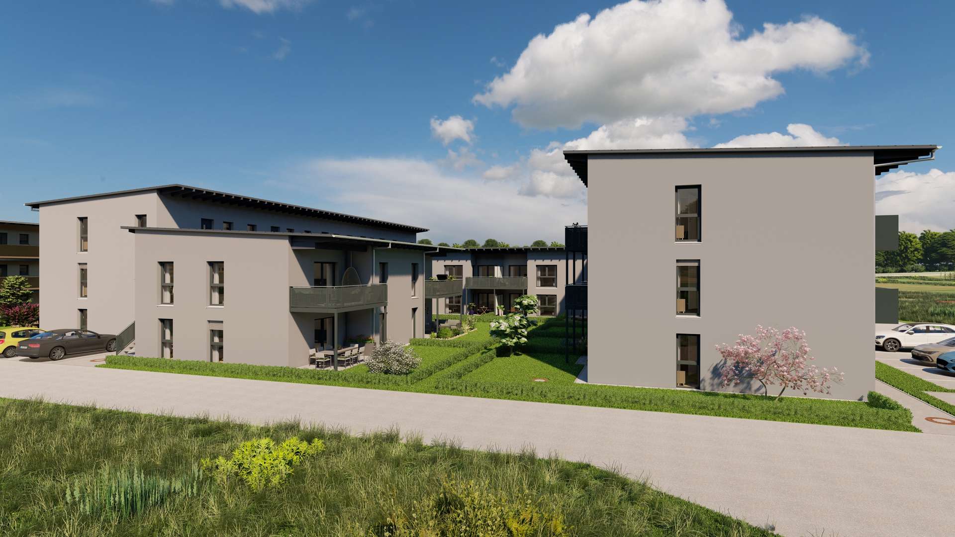 __Ansicht Süden - Wohnen im Herzen von Niederbayern 2026 Fertigstellung