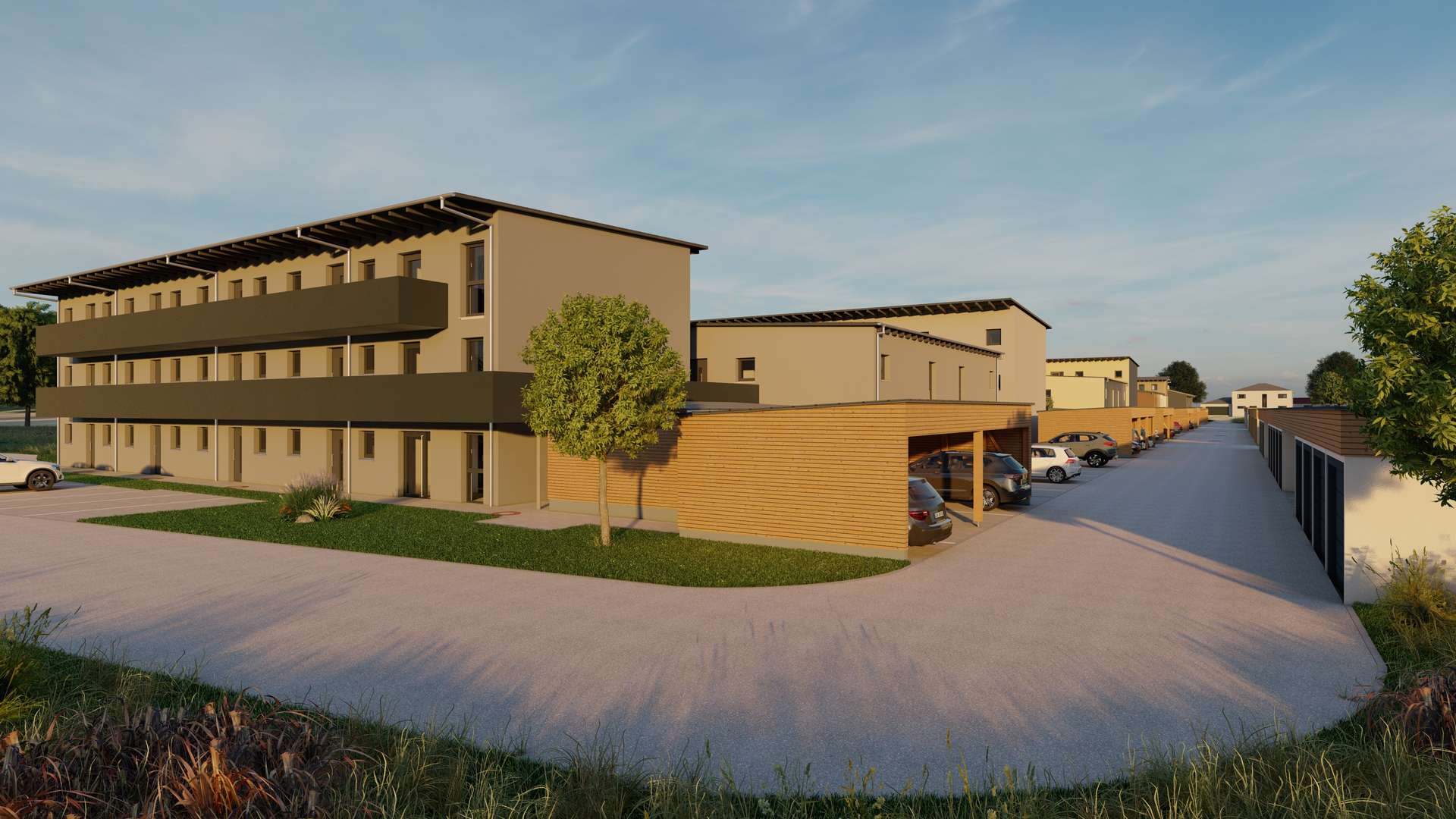 __Ansicht Norden - Wohnen im Herzen von Niederbayern 2026 Fertigstellung