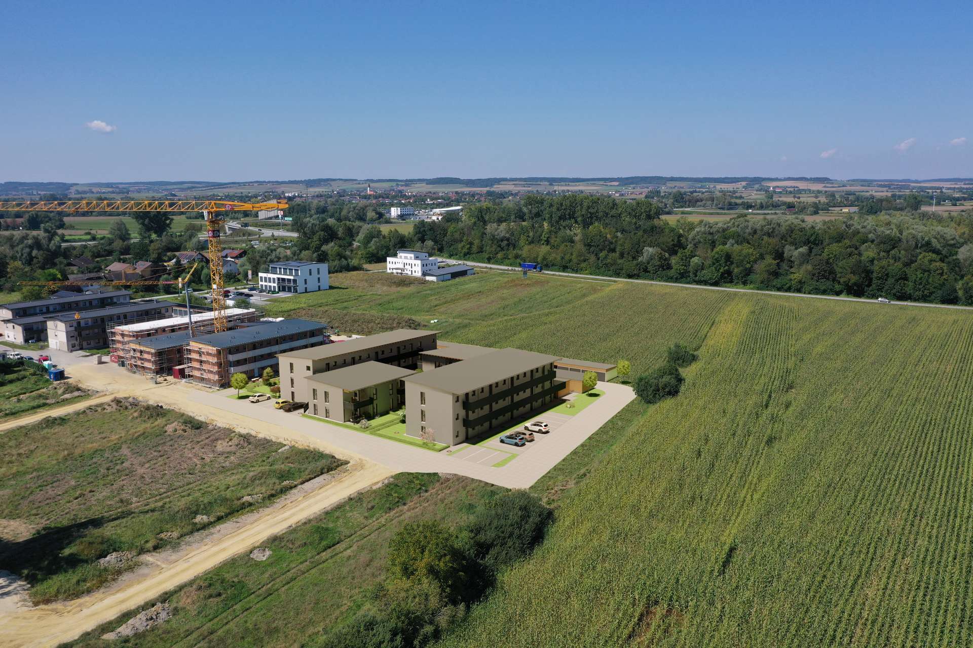 Ansicht 1 - Wohnen im Herzen von Niederbayern 2026 Fertigstellung