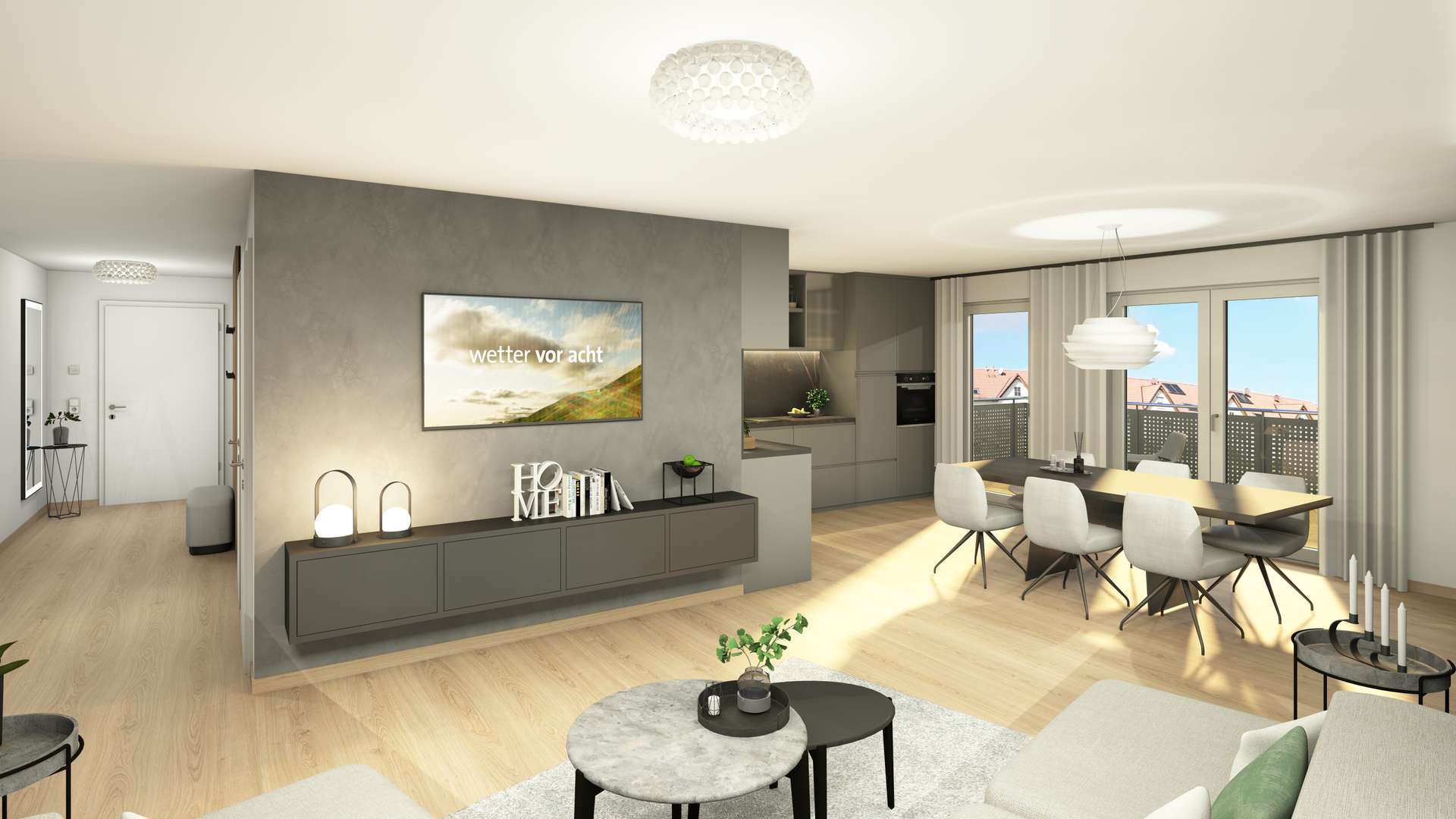 Ansicht_3 - Neubauwohnungen in Haag i. OB – modern wohnen im Grünen, München ganz nah