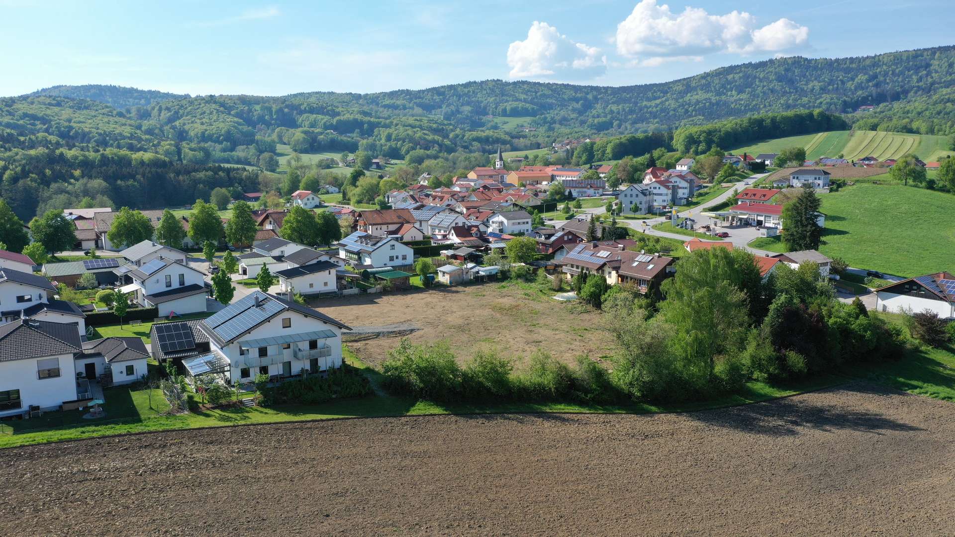 Drohnenaufnahme Schaufling - Gwendfeld Schaufling