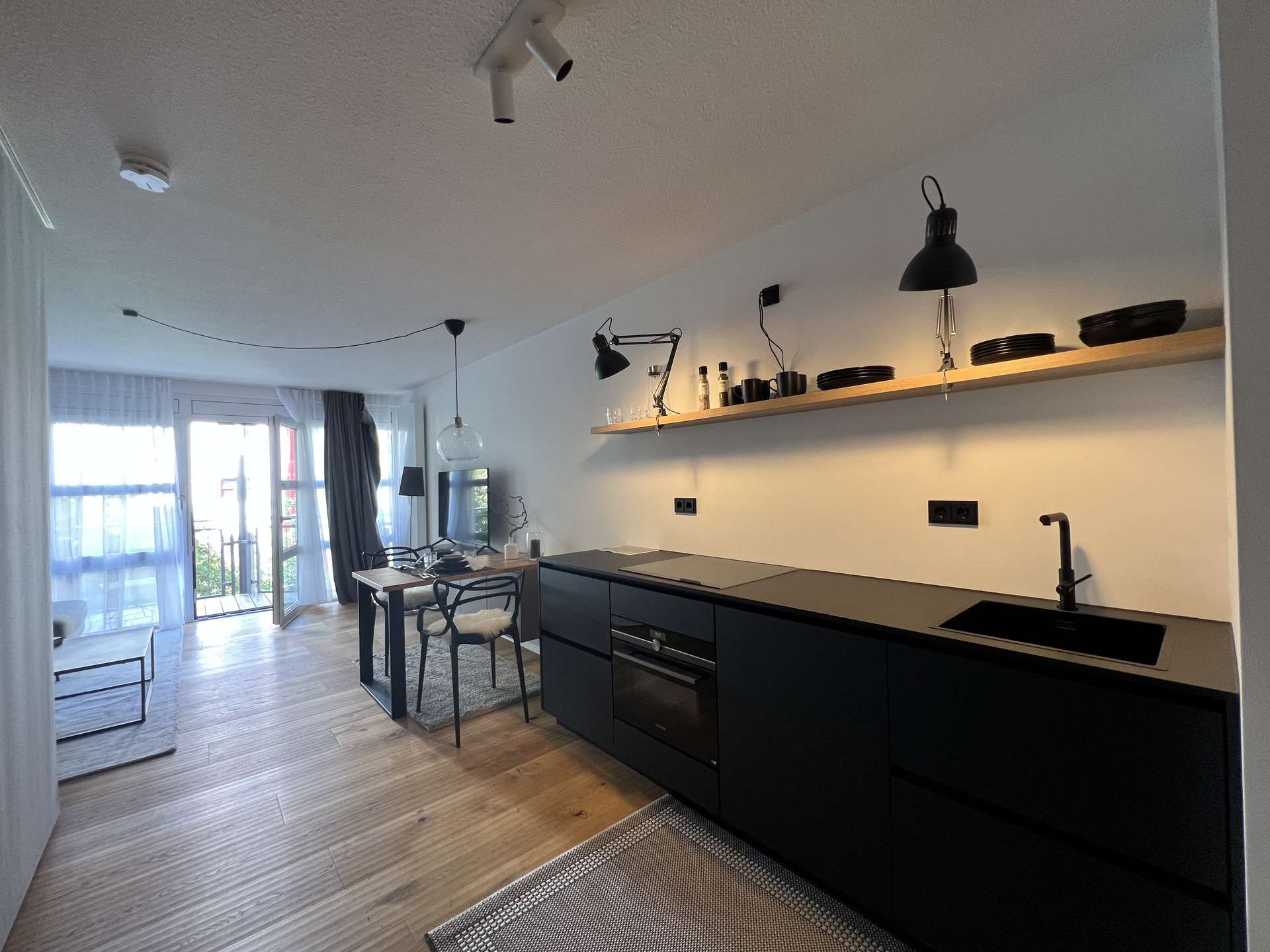 Küche - Wohnen in Bestlage: Möbliertes Apartment in der Parkstraße