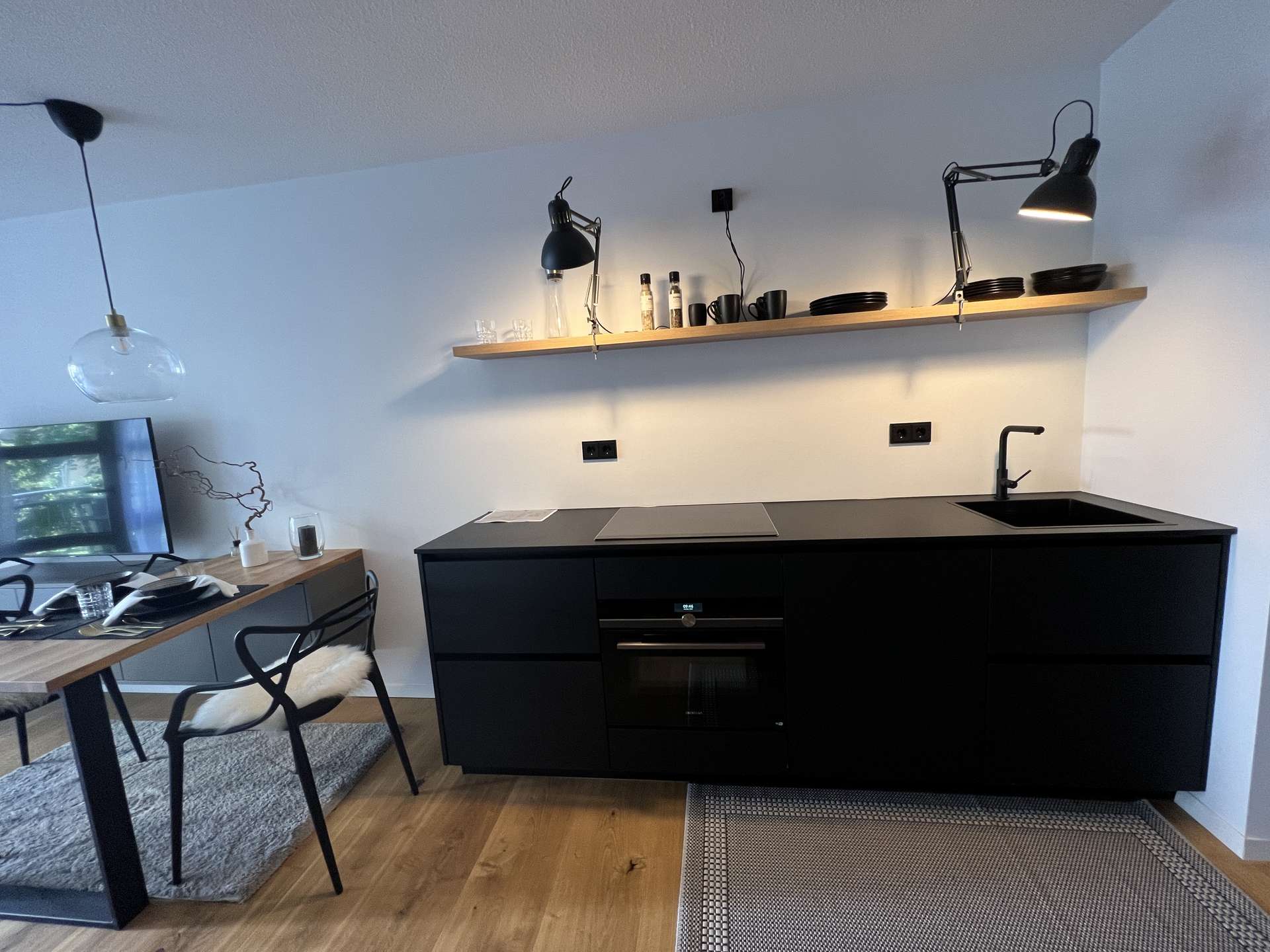 Küche - Wohnen in Bestlage: Möbliertes Apartment in der Parkstraße