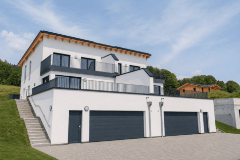 Sonnige DHH in Hunderdorf mit Traumblick, 94336 Hunderdorf, Doppelhaushälfte
