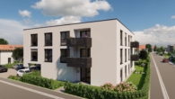 Ansicht Südwest - Flexibel einteilbare Gewerbeeinheit in Plattling. Erstbezug