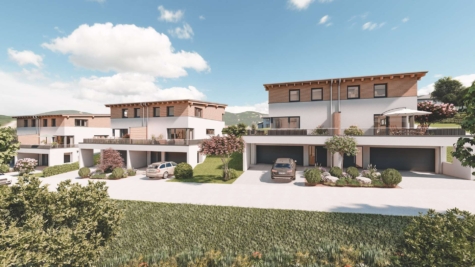 Neubau Doppelhaushälfte mit Fernblick in Lalling, 94551 Lalling, Doppelhaushälfte