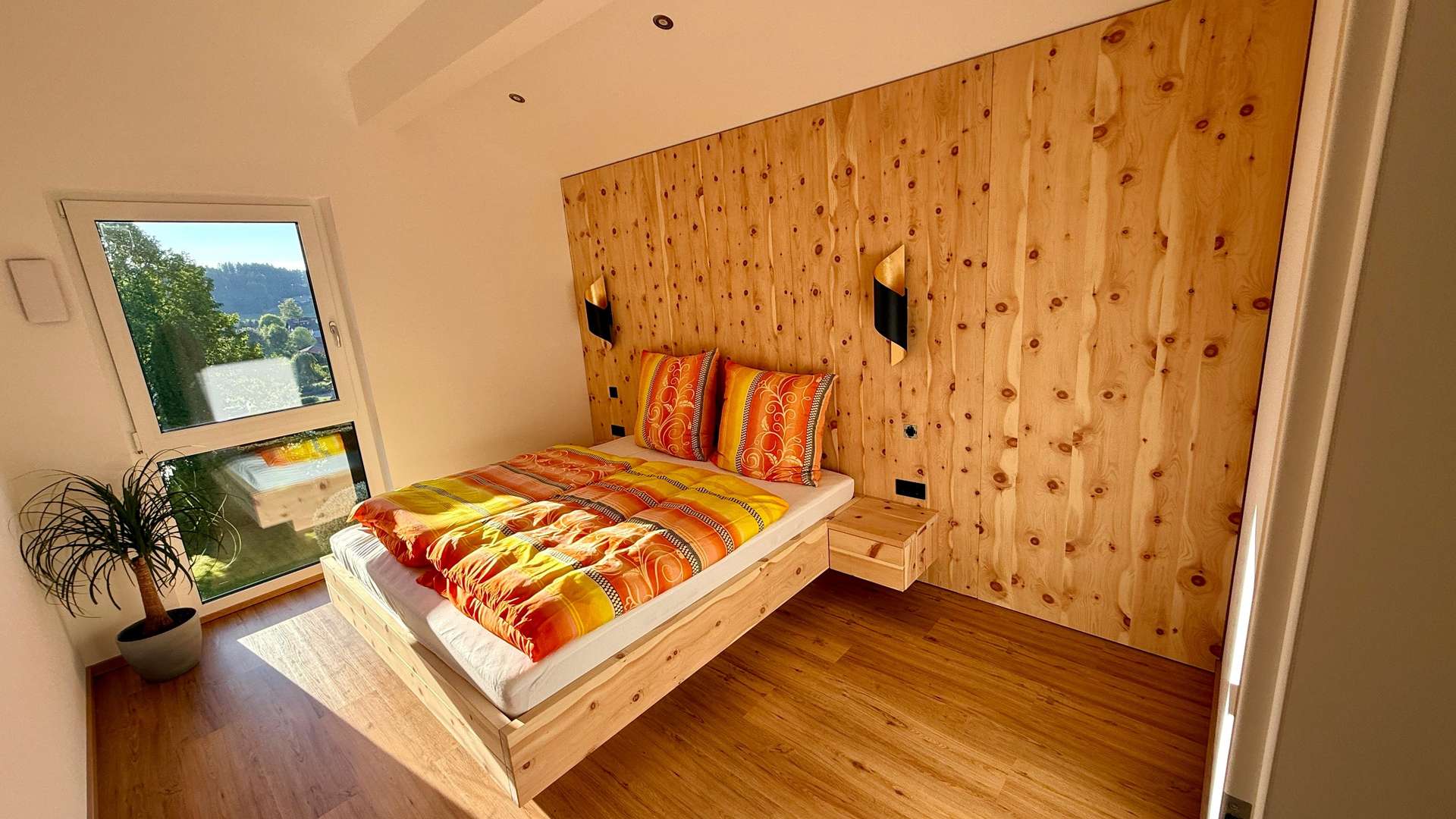 Schlafzimmer - Teilmöblierte 3-Zimmer-Penthouse-Wohnung in Rinchnach