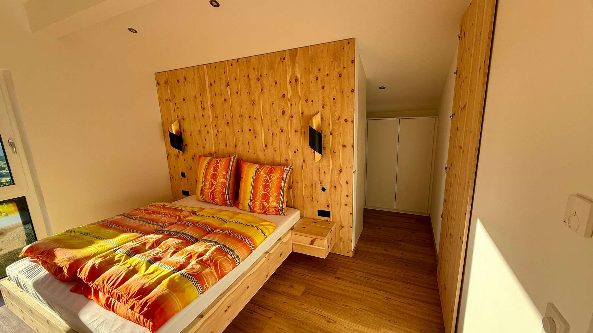 Schlafzimmer - Teilmöblierte 3-Zimmer-Penthouse-Wohnung in Rinchnach