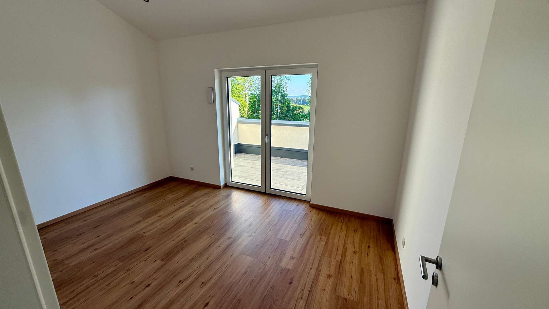 Schlafzimmer - Teilmöblierte 3-Zimmer-Penthouse-Wohnung in Rinchnach
