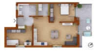 Grundriss 4 - Sonnen im eigenen Garten. Traumhafte Eckwohnung mit Süd-West-Terrasse