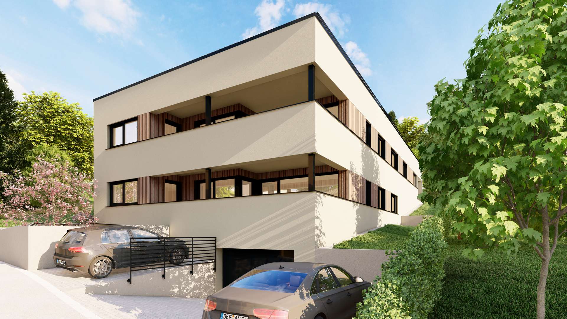 03_Ansicht Süd-Westen - Exklusive Stadtwohnungen in zentraler Lage
