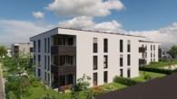 Ansicht_West - Goldsteig Quartier, Neubauobjekt mit 12 Wohnungen in Plattling