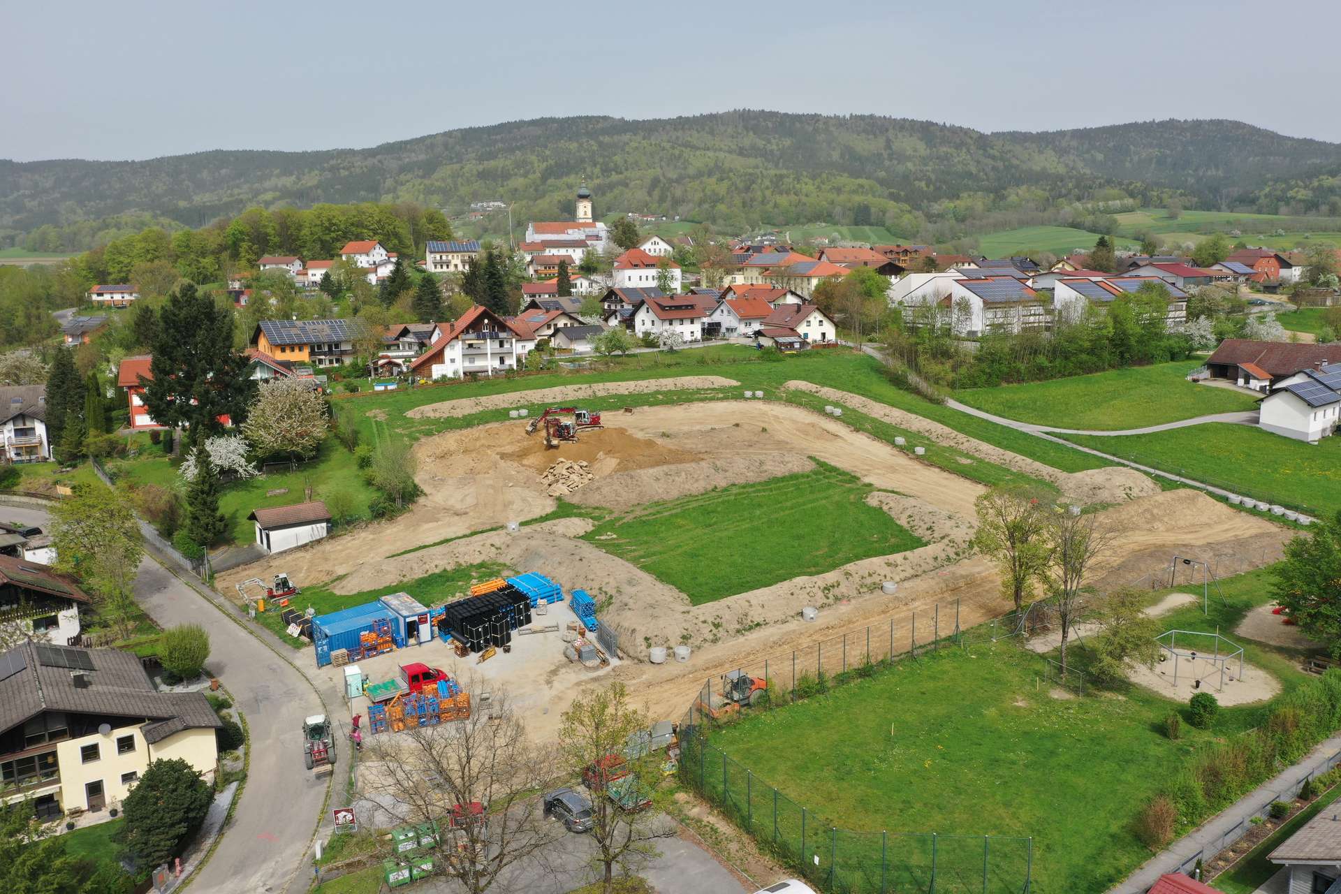 3_BG Lalling_Drohne - Baugrundstücke Am Jägerhölzl II, Lalling