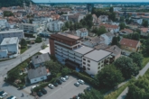 Drohnenansicht - Neubau Penthousewohnung mit Rundumblick an der Angermühle Deggendorf