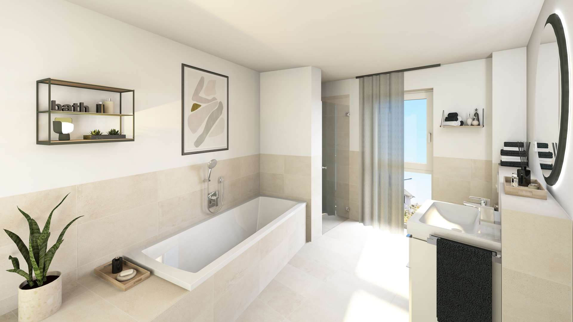 Ansicht_7 - Neubauwohnungen in Haag i. OB – modern wohnen im Grünen, München ganz nah