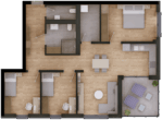 Wohnung 9 - Sonnige 4-Zimmer Neubau in Plattling, Molkereistraße