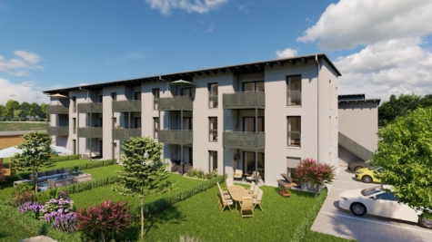 Moderne 2-Zimmer-Wohnung- Erstbezug, 94405 Landau an der Isar, Etagenwohnung
