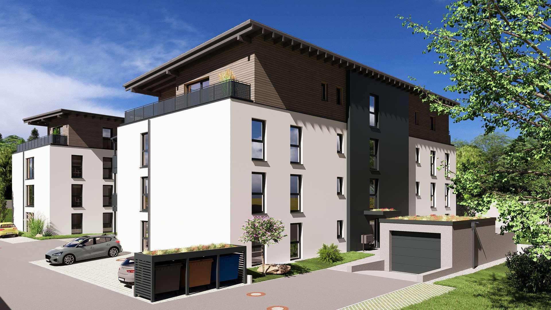 Ansicht Osten - Wohnen im Höchtl28: Neubau-Wohnungen