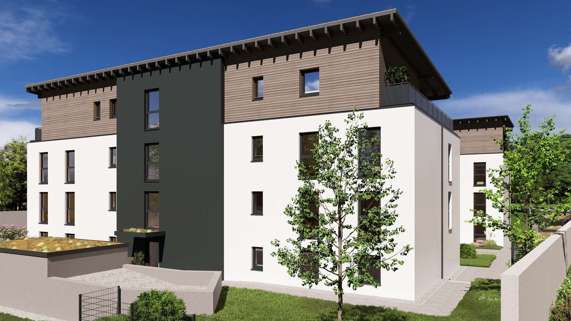 Ansicht Norden - Wohnen im Höchtl28: Neubau-Wohnungen